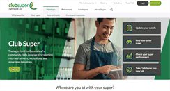 Desktop Screenshot of clubsuper.com.au
