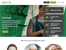 Tablet Screenshot of clubsuper.com.au